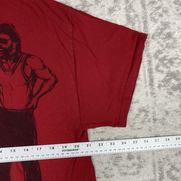 Chuck Norris T Shirt 10 Things You Need To Know Mens Red Y2K Funny Size Large - Picture 4 of 6